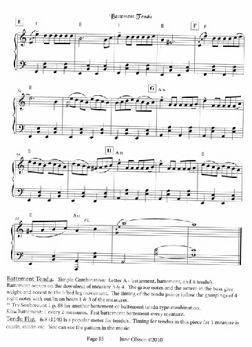  Battement Tendu page 15 from Piano Music for Ballet Vol 5