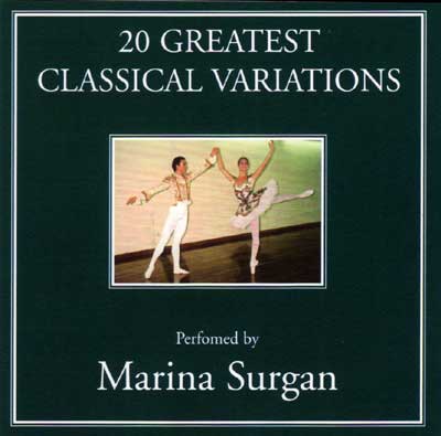 20 Greatest Classical Variations - CD for ballet class by Marina Surgan