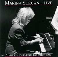 Marina Surgan - Live - CD of original ballet pieces by Marina Surgan