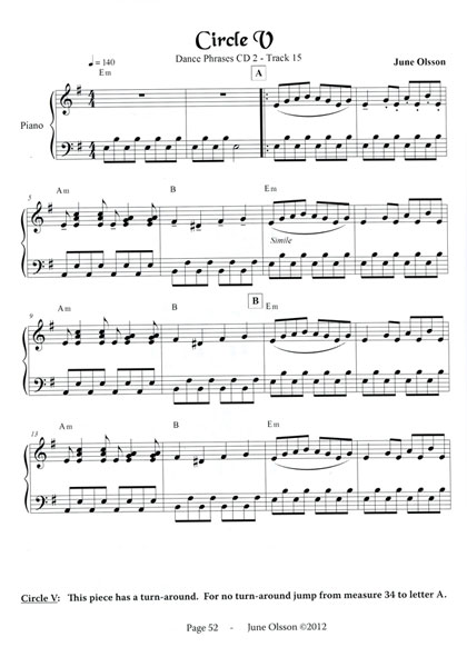 Circle V from Piano Music for Modern Dance Vol 1