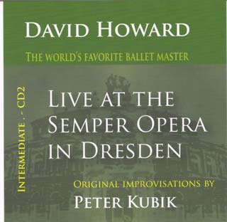 David Howard - Live at the Semper Opera in Dresden CD  Intermediate by Peter Kubik