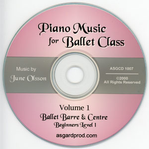 Piano Music for Ballet Class Vol 1 CD 